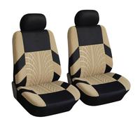 BSFYJXW Fundas Asientos Coche para FIAT Abarth Viaggio Punto Panda Bravo Linea Croma124 125 500 595, Protector de Asiento Delantero para Delantero y Trasero, Accesorios Interior Decoracion
