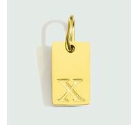 BSGUZ Dije con letras del alfabeto para collares, joyería de acero inoxidable, accesorios con letras grabadas, joyería de moda para mujer - YP45236 - X-Silver