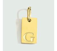 BSGUZ Dije de alfabeto para collares, joyería de acero inoxidable, accesorios con letras grabadas, joyería de moda para mujer - YP45236 - G-Plata