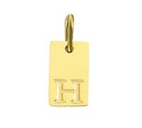 BSGUZ Dije de alfabeto para collares, joyería de acero inoxidable, accesorios con letras grabadas, joyería de moda para mujer - YP45236 - H-GOLD