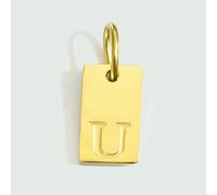 BSGUZ Dije de alfabeto para collares, joyería de acero inoxidable, accesorios de letras grabadas DIY, joyería de moda para mujer - YP45236 - U-GOLD