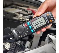 BSIDE ACM91 - Multímetro digital tipo pinza de 1 mA, CC/CA, valor verdadero eficaz, de rango automático, 6000 puntos, mide metros, Hz, temperatura, capacitancia, comprobación en vivo, con V-Alert, comprobador de voltaje de baja impedancia