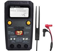BSIDE ESR02 Pro - Comprobador de transistores digital SMD, medidor Mega328 NPN/PNP diodo triodo, condensador, inductancia, probador ESR con pinzas