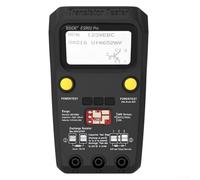 BSIDE ESR02 Pro - Probador de transistor digital para ingenieros y técnicos con detección automática de parámetros NPN, PNP, MOSFET, diodo y condensador (ESR02PRO-Negro)