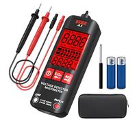 BSIDE Mini multímetro digital automático Pantalla grande 3 resultados Pluma Detector de voltaje sin contacto Probador de voltaje CA CC 6V-1000V / 90V-1000V Ohm NCV Live Wire Medidor Electricista
