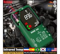 BSIDE-multímetro Digital inteligente de 15V, medidor de temperatura infrarroja, diodo LED, RMS verdadero, 9999 CC, voltaje de CA, recargable, DMM S30 Green