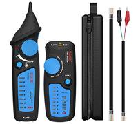 Bside - Rastreador de cables FWT81 RJ45 RJ11 probador línea telefónica LAN TV búsqueda línea eléctrica continuidad cable de red, con linterna