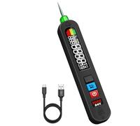 BSIDE S4X Detector de Voltaje Sin Contacto Buscapolos Comprobador de Tensión Recargable AC 12V-300V con Gran LCD Color y Zumbador Medidor de Fugas Electricas Unipolar con Linterna para Casa