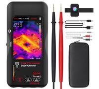 BSIDE SH9A Cámara termográfica multímetro con lente macro 428×320 Resolución 20000 palabras multímetro con 3,98'' LCD infrarroja Termocámara 15 paletas térmicas Cámara Fusión de doble luz