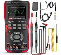 BSIDE ZT-702S Kit Osciloscopio DIY Multímetro Digital TRMS con Osciloscopio Automotriz 9999 Cuentas 10Mhz LCD a Color Medidor de Miliamperios y Milivolt Oscilloscope Recargable con Memoria para PC