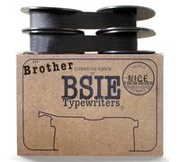 BSIE Typewriters - Cinta para máquina de escribir Brother Negro - Pack Doble - Compatible con Deluxe 750, Deluxe 1350, Charger 11, Activator 845, Echelon - GR9 - Probada en Niza, Francia