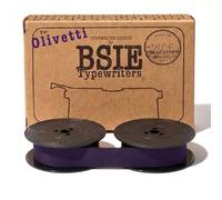 BSIE Typewriters - Cinta para máquina de escribir Olivetti Violeta - Compatible con Lettera 22, Lettera 32, Lettera 35, Studio 44, Valentine - GR4 - Probada en Niza, Francia