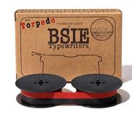 BSIE Typewriters - Cinta para máquina de escribir Princess Negro y Rojo - Compatible con Princess 100, 200, 300, Elektrik, De Luxe - GR1 / DIN 2103 / DIN 32755 - Probada en Niza, Francia