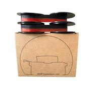 BSIE Typewriters - Cinta para máquina de escribir Smith Corona Negro y Rojo - Pack Doble - Compatible con Silent Super, Sterling, Galaxie, Skyriter, Classic 12 - GR9 - Probada en Niza, Francia