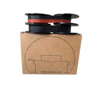 BSIE Typewriters - Cinta para máquina de escribir Underwood - Pack Doble - 1× Negro + 1× Negro y Rojo - Compatible con No. 5, Champion, Universal, Touch-Master, Leader - GR9 - Probada en Niza, Francia
