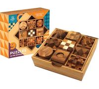 BSIRI Juegos divertidos para adultos, rompecabezas de madera 3D - Rompecabezas y juegos educativos a rompecabezas desafiantes para adultos y juegos cerebrales para niños, traje para sala de estar