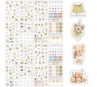 BSITSSS 16 Hojas Scrapbooking Pegatinas Baby Shower, 434 Piezas Stickers Scrapbook Gender Reveal, Pegatinas Scrapbooking para Album Fotos Bebe Revelacion Genero