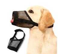 BSITSSS 2 Piezas Bozal para Perros Grandes,Ajustable Negro Bozal Perro XL