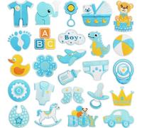 BSITSSS 25 Piezas Parches Ropa, Parches Termoadhesivos, Parche para Ropa Motivo Azul, Bonito Patches for Clothes, Parche Termoadhesivo Niños para Sombrero, Jeans