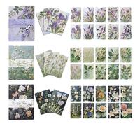 BSITSSS 69 Hojas Papel Scrapbooking Flores,Vintage Flores Óleo Papel Decoupage, Flor Motivos Papeles Scrapbooking Paper para Journaling DIY Album Scrapbook Decoupage Regalos