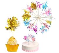 BSITSSS 70 Piezas Palillos para Aperitivos Fuegos Artificiales, 7 Colores Cóctel Palillos de Dientes, Fuego Artificial Palillo de Madera para Boda Cumpleaños Día de San Valentín