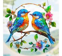 BSITSSS Atrapasoles, Pajaros Decorativos, Decoración de Pájaros Suncatcher Atrapasoles Acrílicas para Exteriores Interiores Hogar Jardín Decoración de Fiesta