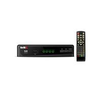 BSL BEAUTIFUL SOUND LINE Receptor DVBT2 HD BSL-255,paraTV Digital Terrestre deAlta DefiniciónFull HD 1080P,Soporta H.265 10 Main HEVC,Display Digital y Mando aDistancia,Entrada Scart,USB y HDMI,negro