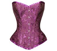 bslingerie - Corsé de cintura para mujer - Morado - M