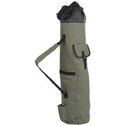 BSLSVGE Bolsa de pesca | Portable Tackle Storage with Water - Protective Back | Holds 5 Rods/Reels/Gear | Lightweight Polyester Case, Foldable Design (OD Green)