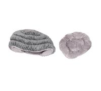 BSLSVGE Cat Cave Bed Semi Closed Soft Velvet Warm Bed for Cats Dogs Removable Easy to Clean Slipper Design Comfortable Sleeping Space Size 22.83 x 17.72 x 5.91 Inches