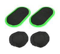 BSLSVGE Equipo de Entrenamiento de Disco Deslizante para Fitness, Juego de 2 Piezas, Entrenamiento de Fuerza Central, tóner Muscular Abdominal para Gimnasio en casa, Yoga, Pilates, ABS, (Verde)