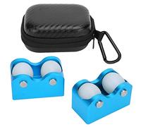 BSLSVGE Pool Cue Straightness Checker 2Pcs | Aluminum & Plastic Billiard Cue Tester | Effective Snooker/Table Tennis Cue Straightening Tool | Sturdy Calibrator with Storage Box