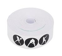 BSLSVGE Tennis Racket Head Tape Protective Sticker PU Material Racket Head Frame Guard for Tennis Rackets 5m Length 16.4ft Durable Lightweight Easy to Apply (Blanca)