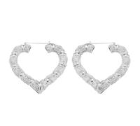 BSLVWG Aretes de bambú para mujer, chapados en oro de 18 quilates, aretes de aro extragrandes, aretes de aro gruesos de hip hop, aretes de aro de oro grueso de los años 80 y 90, aretes personalizados