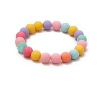 BSLVWG Boho pulseras, colorido arco iris Y2K pulseras de cuentas Scrub Charm hecho a mano Boho disco de cuentas Stretch pulsera linda playa de verano de joyería para las mujeres adolescentes niñas(06)