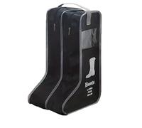 BSLVWG Bolsa de almacenamiento portátil a prueba de polvo con ventana transparente, fundas para zapatos para viajes, caza, senderismo, pesca, botas de transporte para hombres y mujeres, Black, alto