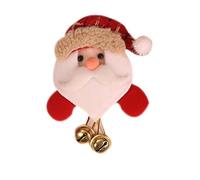 BSLVWG Broche de Navidad LED intermitente, broche iluminado, broche de Navidad, Papá Noel, alce, reno, oso, Navidad, adornos de Navidad, festivales de niños, suministros de fiesta,