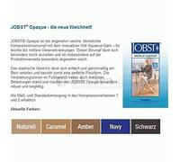 BSN Jobst JOBST Opaco KKL 2 AG Medias de muslo normal con puntas French Bijou Navy - azul marino, Gr. VI