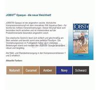 BSN Jobst JOBST Opaco KKL 2 AG Medias de muslo normal con puntas Navy - azul marino, Gr.II