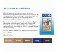 BSN Jobst Jobst Opaque KKL 1 AG Schenkel Medias Penetrando sin punta French Bijou amplio Marina, azul marino, Weit, Gr.III