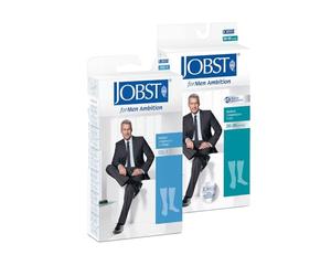 BSN Jobst Medias de Compresión Jobst Formen Ambiente KKL Longitud 2 AD Calcetines de Rodilla con Encaje Negro Tamaño: Größe 4