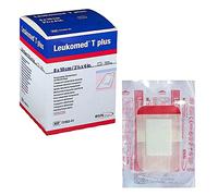 BSN Leukomed T plus Transparent Film Dressing with Absorbent Pad, 8cm x 10cm, Pack of 50 by BSN Medical