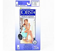 BSN Medical 119359 Jobst Medias de compresión ultra finas, cintura alta, 15 - 20 mmHG, puntera cerrada, grande, Suntan