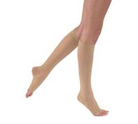 BSN Medical 119504 Jobst Medias de Compresión, Rodillera Alta, Puntera Abierta, 15-20 mmHG, Grande, Natural