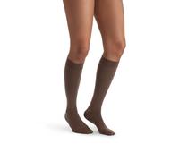 BSN Medical 119688 Jobst Medias de compresión ultra transparente, altura de la rodilla, 20-30 mmHG, puntera cerrada, pequeña, Espresso