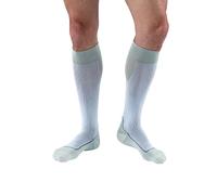 BSN Medical 7528902 Jobst - Calcetines deportivos con puntera cerrada, 15-20 mmHG, grande, color blanco y gris