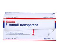 Fixomull transparent 2 m x 10 cm zur wasserdichten vollflächigen Fixierung von Wundauflagen, 1 pzas Paquete