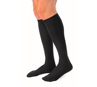 Bsn Medical/JOBST 113106 - Par de calcetines casuales para hombre hasta la rodilla, 15 - 20 mmHg, punta cerrada, mediana, alta, color negro