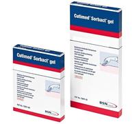 BSN Medical/Jobst 7261101 Cutimed Sorbact - Apósitos antimicrobianos de hidrogel, 7,5 cm de ancho, 15 cm de longitud (10 unidades)