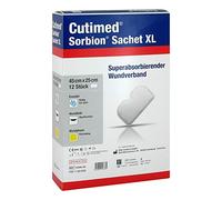 BSN medical Sorbion - Apósito para heridas (25 x 45 cm, 12 unidades)